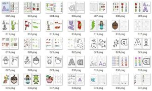 2600页的英语A-Z字母练习作业纸，高清PDF电子版，可下载打印，百度网盘下载！-磨耳朵英语