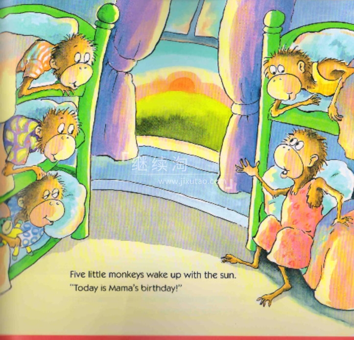 Five Little Monkeys 五只猴子 图片6 Five Little Monkeys 五只猴子 图片5