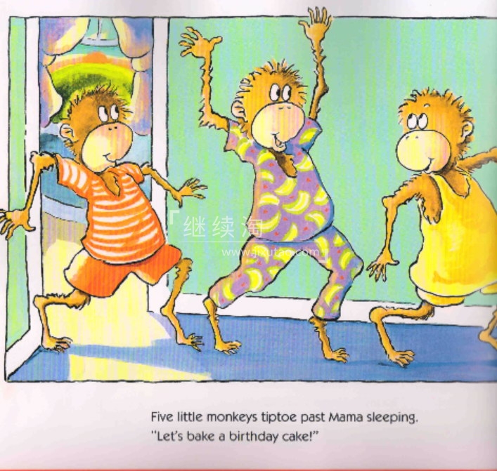Five Little Monkeys 五只猴子 图片8 Five Little Monkeys 五只猴子 图片7