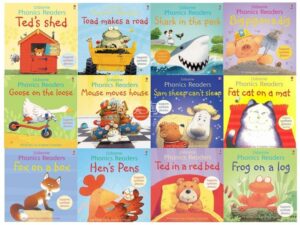 Usborne斯伯恩系列12册自然拼读绘本PDF+精读课程视频MP4+音频MP3，百度网盘下载！-磨耳朵英语