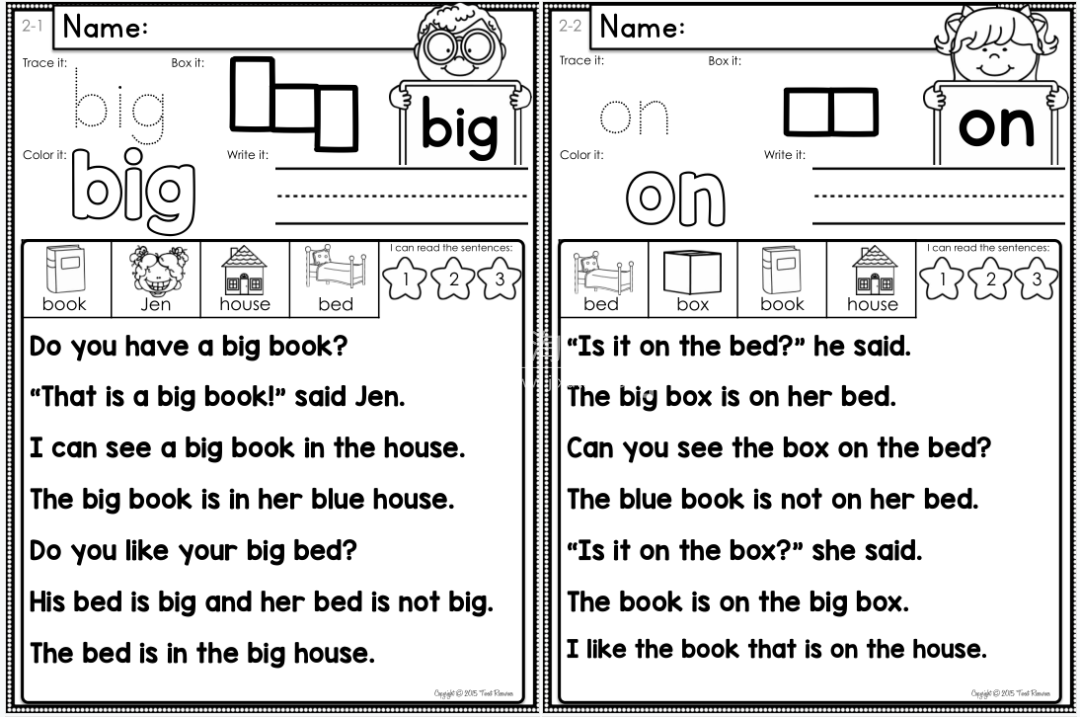 Sight Word Sight Word Fluency and Word Work 图片12 Sight Word Sight Word Fluency and Word Work 图片11