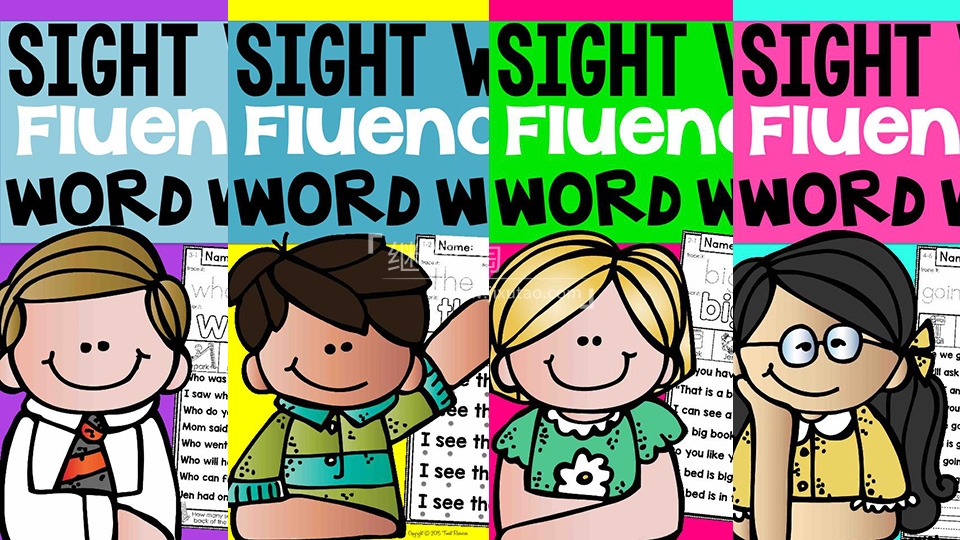 Sight Word Sight Word Fluency and Word Work 图片2 Sight Word Sight Word Fluency and Word Work 图片1