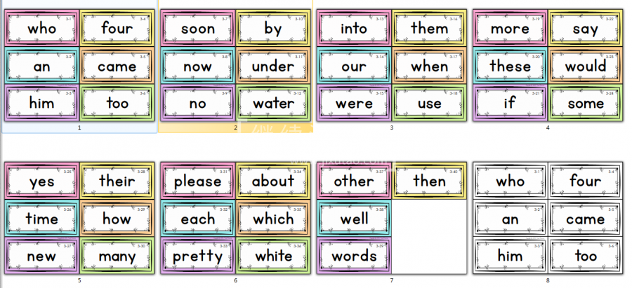 Sight Word Sight Word Fluency and Word Work 图片20 Sight Word Sight Word Fluency and Word Work 图片19