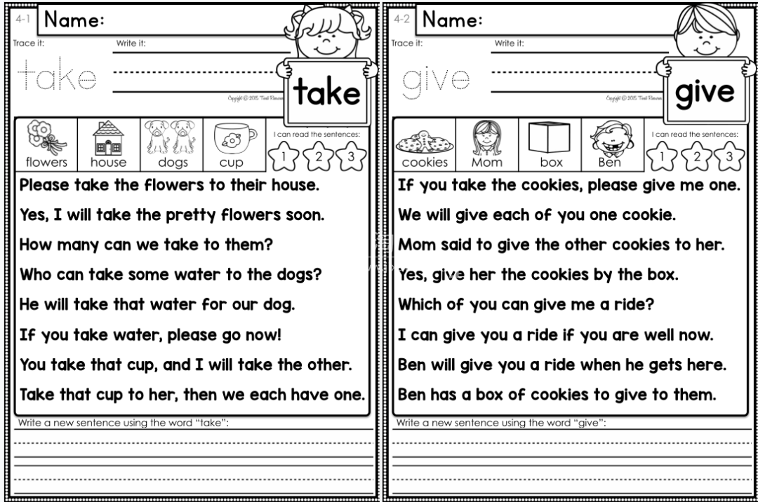 Sight Word Sight Word Fluency and Word Work 图片24 Sight Word Sight Word Fluency and Word Work 图片23