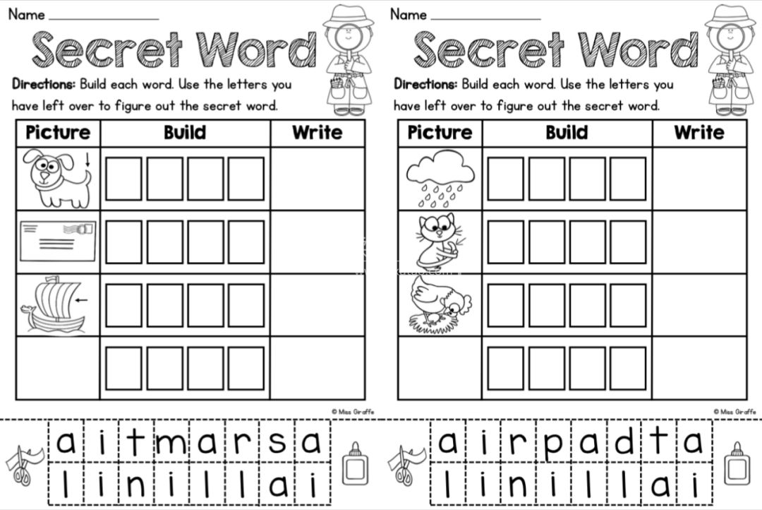 Phonics No Prep Massive MEGA Bundle 自然拼读练习册 图片14 Phonics No Prep Massive MEGA Bundle 自然拼读练习册 图片13
