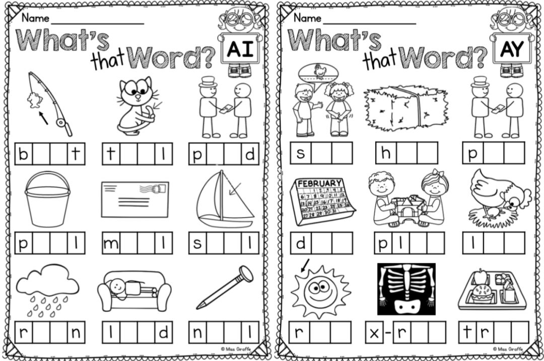 Phonics No Prep Massive MEGA Bundle 自然拼读练习册 图片22 Phonics No Prep Massive MEGA Bundle 自然拼读练习册 图片21