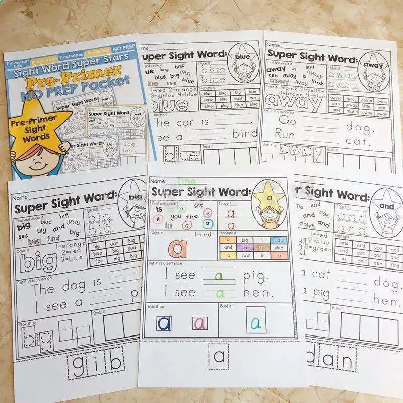 Sight Words Sight Words Super Stars 图片6 Sight Words Sight Words Super Stars 图片5