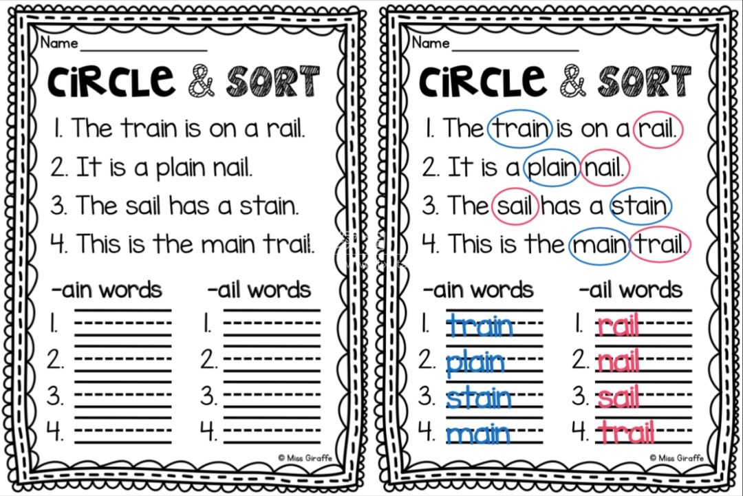 Phonics No Prep Massive MEGA Bundle 自然拼读练习册 图片8 Phonics No Prep Massive MEGA Bundle 自然拼读练习册 图片7