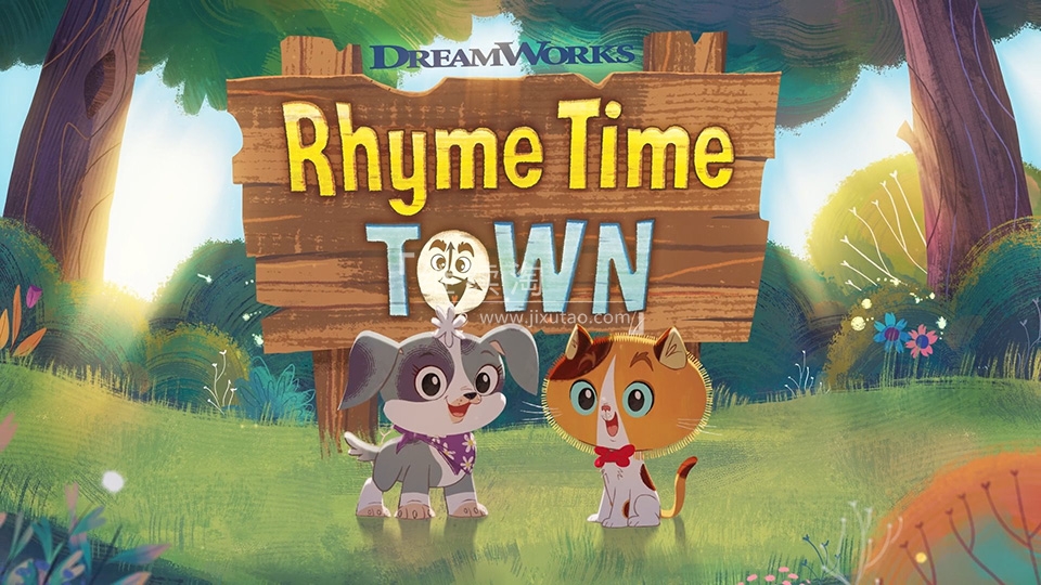 美国梦工厂英文儿歌动画《Rhyme Time Town儿歌童谣城》全2季共21集，1080P高清视频带中英文字幕，百度网盘下载！-磨耳朵英语